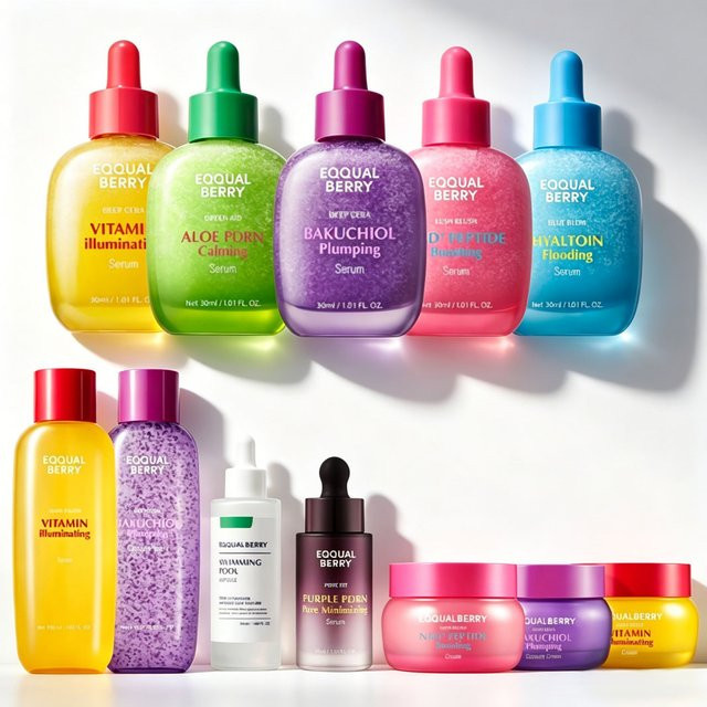 EQQUALBERRY Cera Bakuchiol Serum, für Gesicht und Augen, Trockene Haut - Bild 1
