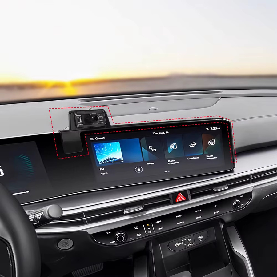Auto-Handyhalterung für Kia Sorento MQ4 HEV 2024-2026 zur Lüftungsschlitz-Befestigung in Schwarz - Bild 2