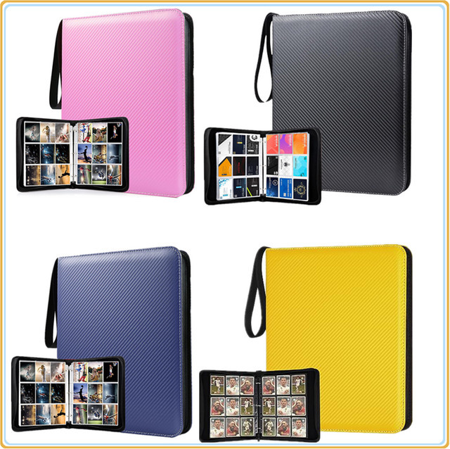 Bandai Kartenordner mit Reißverschluss und 900 Fächern, doppelseitige Taschen als tragbare Kartenhülle für TCG und CCG Kartenaufbewahrung - Bild 1