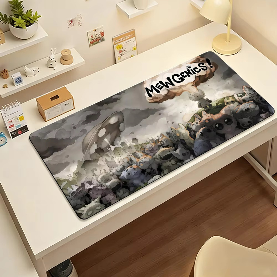 Mewgenics Mauspad für Computer und Laptop, rutschfeste Gummi-Mausmatte für Gamer in Multicolour - Bild 6