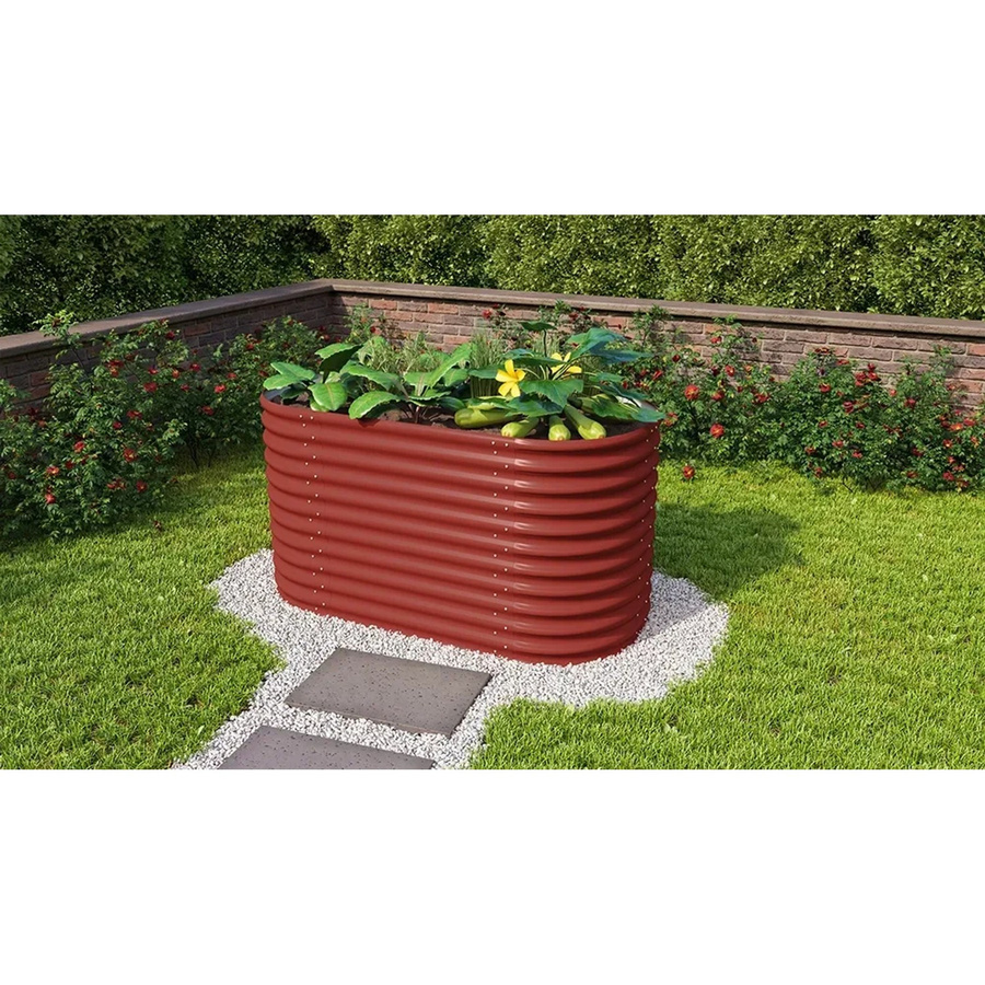 Vitavia Hochbeet Vita 858 basic in Rubinrot, B/T/H: 162 x 82 x 86 cm - Bild 3