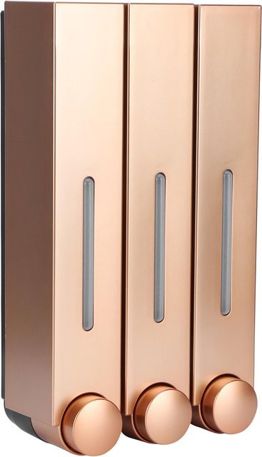 mfySpace Wandmontierter Handwaschmittel-Seifenspender für Badezimmer und Küche, Gold, 420 ml, 3er-Set - Bild 1