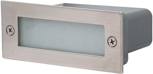 LED-Wandleuchte Horoz Electric in Edelstahl Grau, Rechteckig, 1,2W, IP54, Modernes Design für Garten und Außenbereich - Bild 1