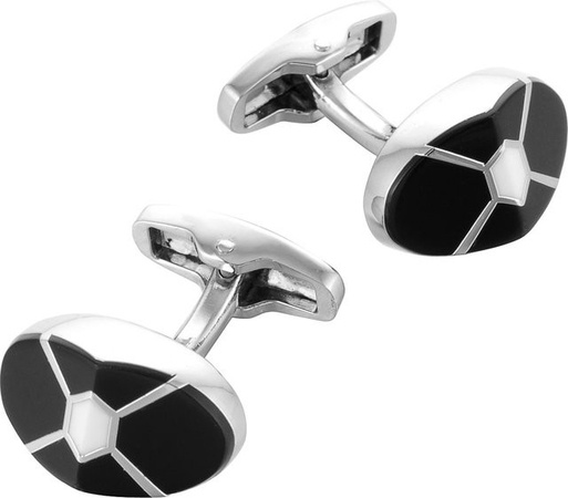 Qi Qi Wu Manschettenknöpfe, Metall, Öltropfen-Design, Herren