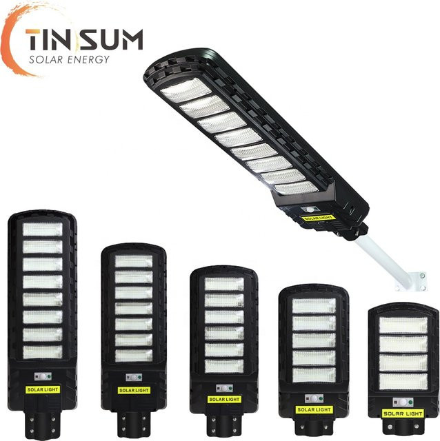 BOYI Solar Straßeneinheit All-in-One Außenleuchte Schwarz - Bild 1