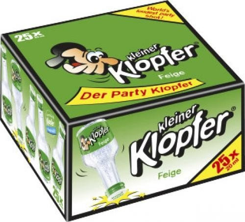 Kleiner Klopfer Likör & Aperitif, Feige, 25 x 0,02 l - Bild 1