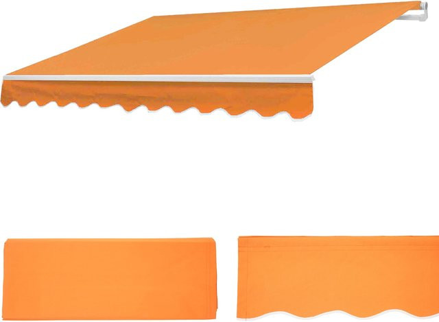 MCW Ersatz-Bezug für Gelenkarmmarkise H792 aus Polyester in Terracotta, B x H: 5 x 3 m - Bild 1