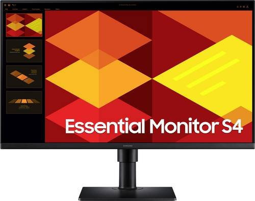 Samsung Essential Monitor S4 LS27D406GAU LCD-Monitor, 27 Zoll, Full HD, IPS, Schwarz, DisplayPort - Bild 1