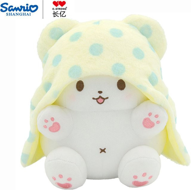 Sanrio Marumofubiyori Bär Plüsch Puppe, Plüsch Anhänger - Bild 1