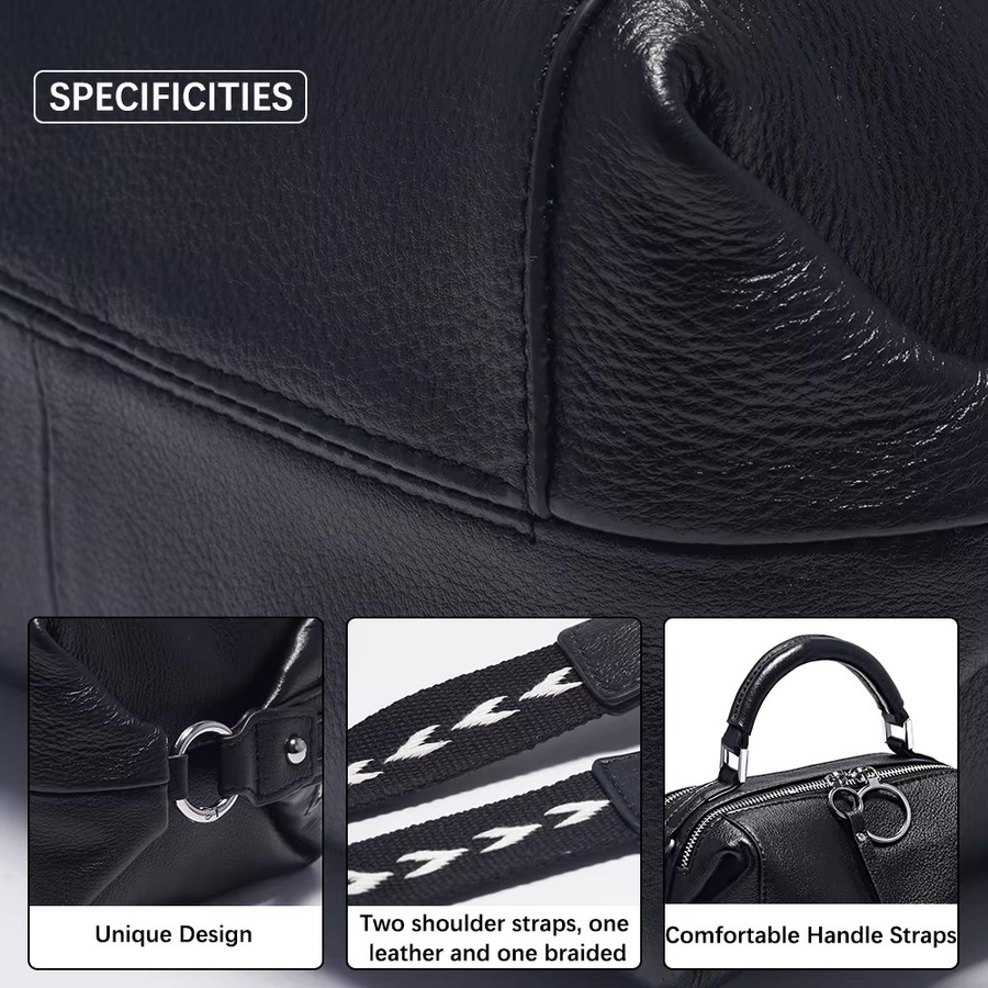 Zency Fashion Umhängetasche, Leder, Damen - Bild 4