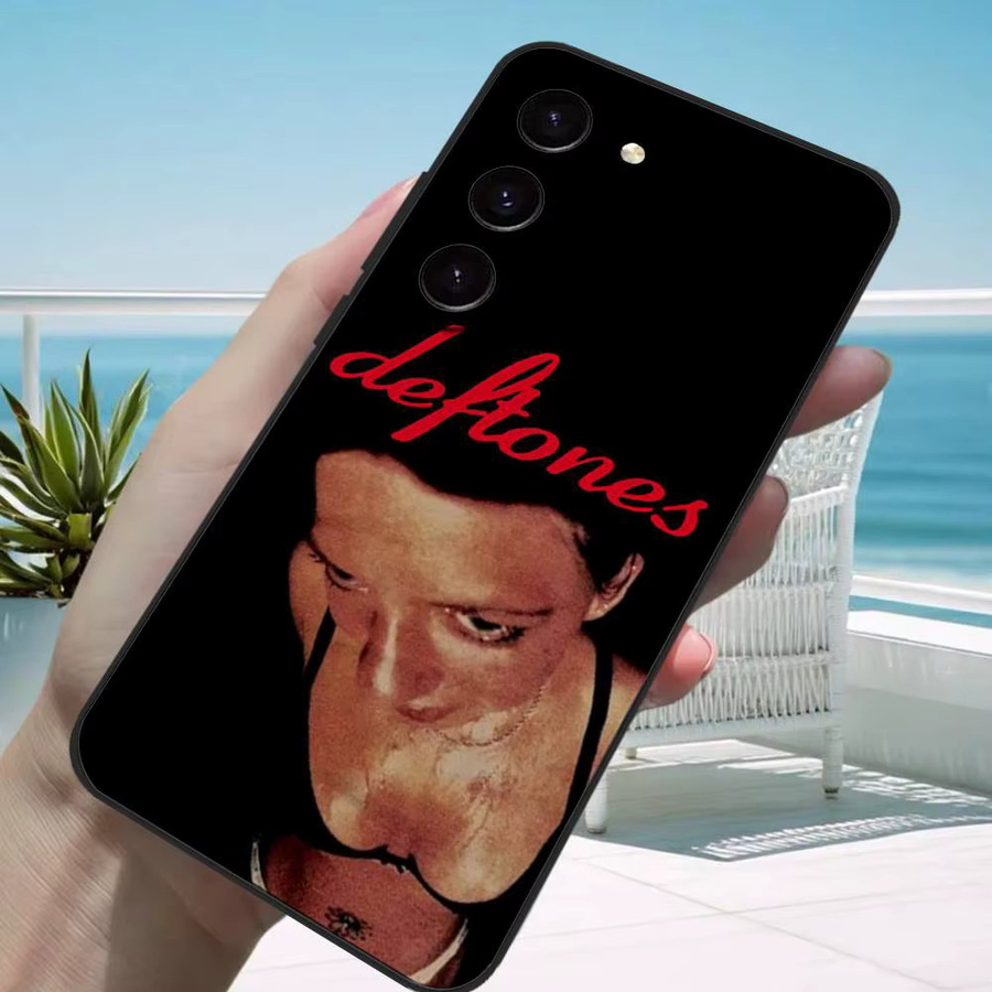 Handyhülle Band Deftones Soft Cover für Samsung Galaxy S21 S22 S23 S24 S25 S26 Ultra FE Plus 5G A52S in Schwarz - Bild 2