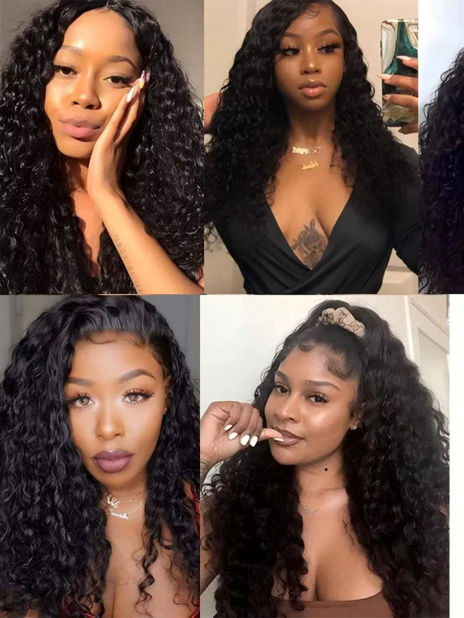 Newmi Wasser Welle Extensions, 12A Brasilianische Remy, 100% Menschliches Haar, Schwarz - Bild 7
