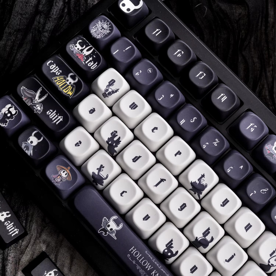 MAIMOOO Hollow Knight Theme Tastenkappen-Set MOA Cherry Profile PBT Custom Keycaps in Multicolour für mechanische Tastaturen - Bild 2