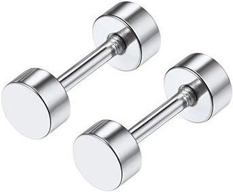 Piercing Ohrring Edelstahl, Silber, Unisex - Bild 1