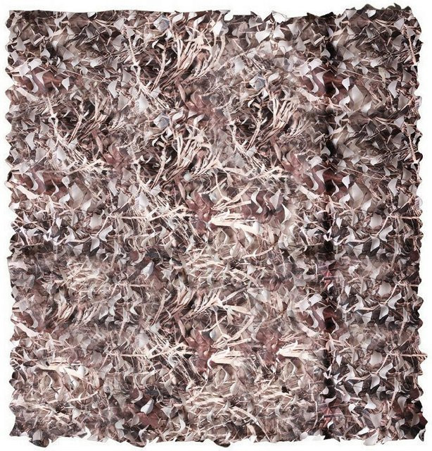 ASDA3 Tarnnetz Sonnenschutzsegel aus Polyester in Braun, B: 10 m, H: 1,5 m - Bild 1