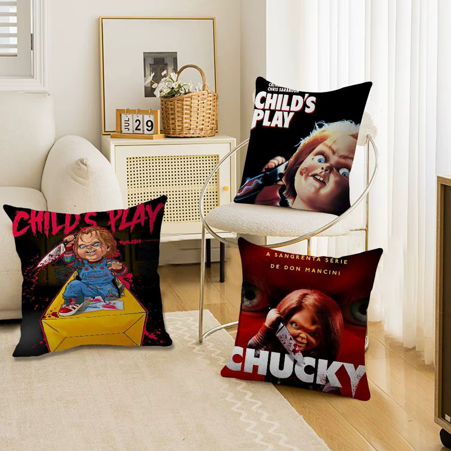 C-Chucky Horrorfilm Kissenbezug Multicolour B/B/H: 45 x 45 x 0 cm - Bild 4