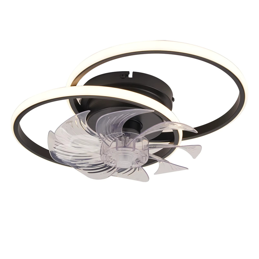 IRALAN LED-Deckenventilator mit Fernbedienung und stufenlos dimmbarer Deckenlampe - Bild 4