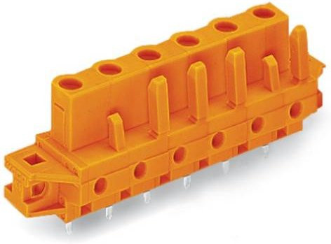 WAGO Buchsengehäuse-Platine 232 Polzahl, Farbe: orange, Rastermaß: 7.62 mm, 25 Stück - Bild 1