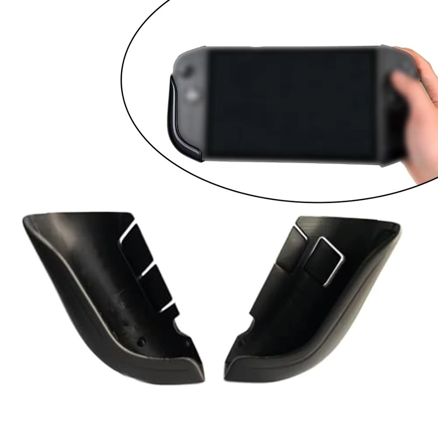 iHseno Ergonomischer 3D-gedruckter Griff für Legion-Go 2 in Schwarz, Rutschfeste Schutzhülle für Handheld-Spielkonsolen - Bild 2