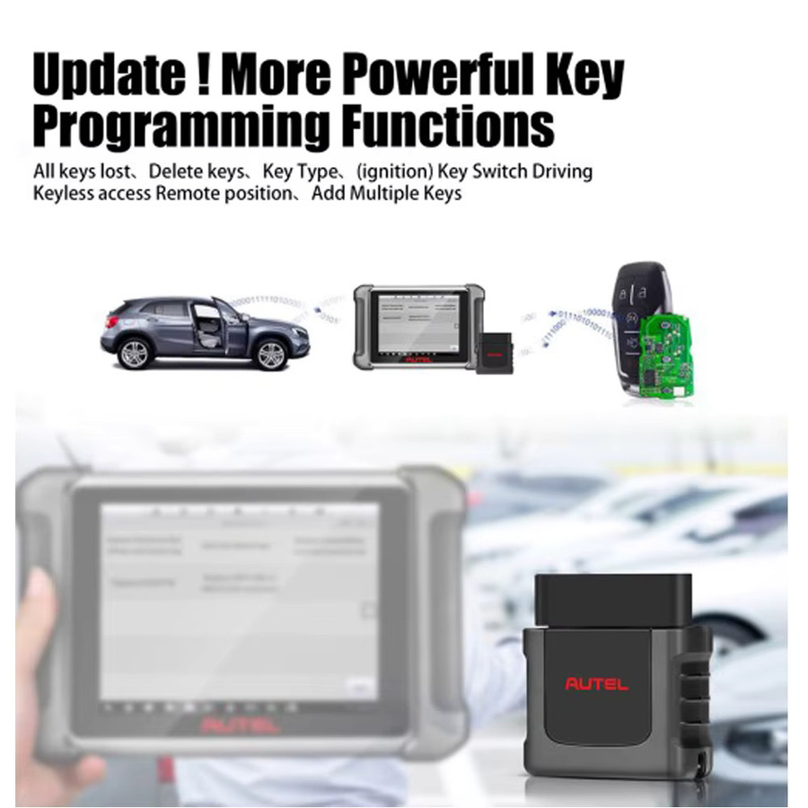 Autel MaxiVCI Bluetooth OBD Diagnose Fahrzeug Interface in Schwarz für MK808BT MK808TS MX808TS MP808TS TS608 MS906S - Bild 3