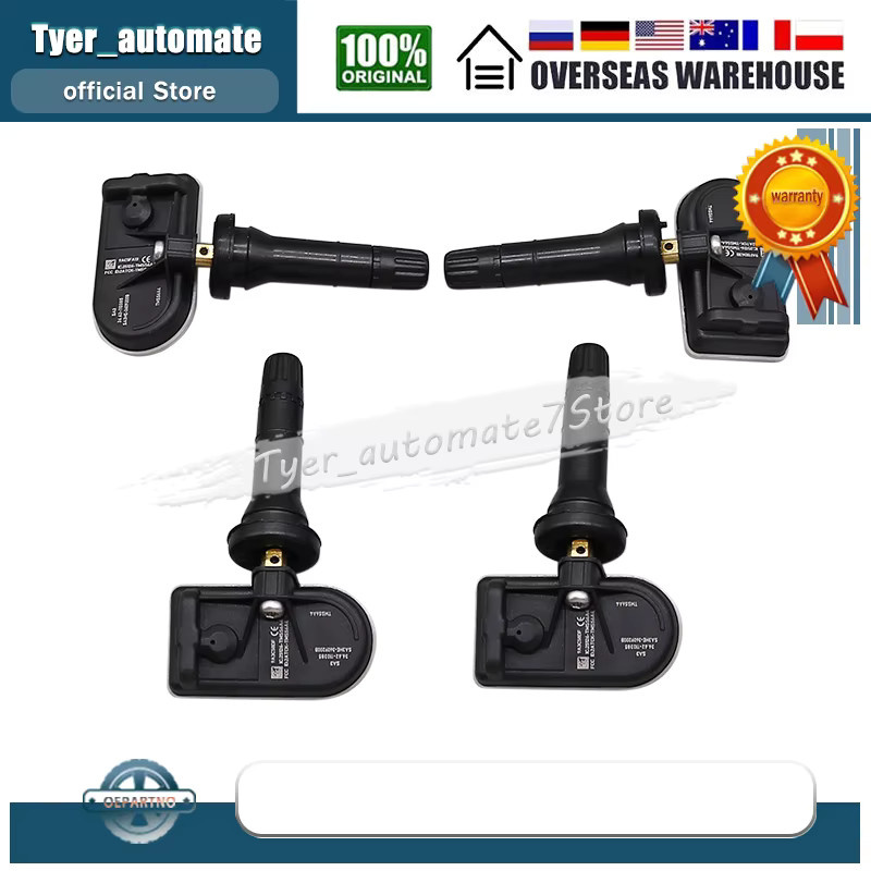 GANGLE Reifendruckkontrollsensor SA3HE-3609200B 433 MHz TPMS in Schwarz für BYD Song L EV, Tang DM-i, Han EV, E6, E9 KING, 05 Seal, 07 DM-i und Lion 07 EV - Bild 2