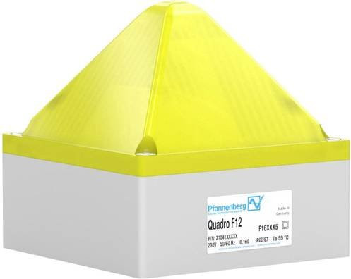 Pfannenberg Blitzleuchte QUADRO F12 230 AC in Gelb - Bild 1