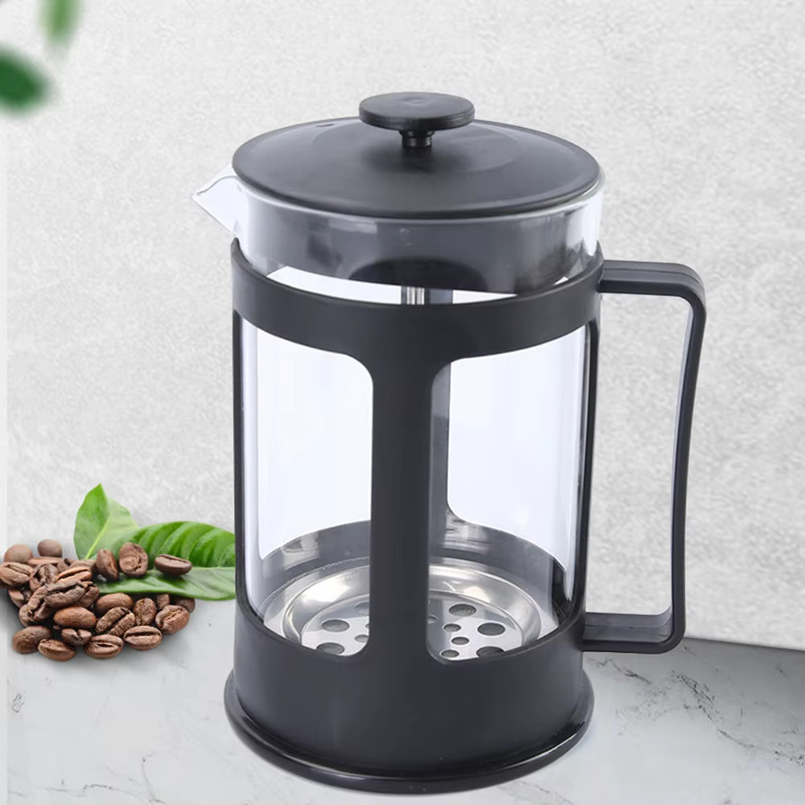 Aihogard Multifunktionale Tee- und Kaffeemaschine aus Edelstahl mit Sieb in Silber und Schwarz - Bild 5