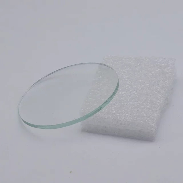 Runde flache Glaslinse für LED-Taschenlampen, Downlights und Scheinwerfer, transparent, Durchmesser: 41 mm, 47 mm, 50 mm, 52 mm, 58 mm oder 60 mm - Bild 1