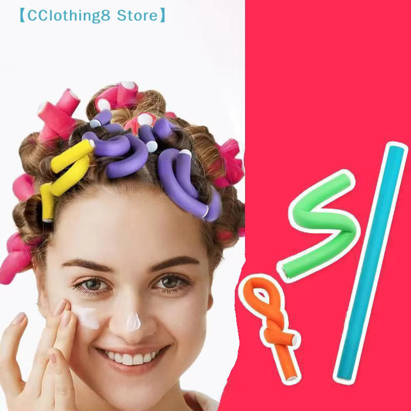 10 Stück Schwamm-Lockenwickler, bunte Haarwickler - Bild 3