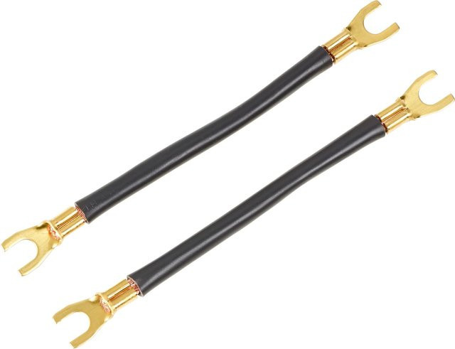 Verdrahtungsbrücke mit Gabel von Pollmann Elektrotechnik, Farbe: Schwarz, Breite: 125 mm - Bild 1