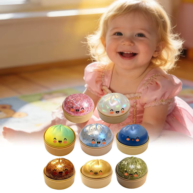 TAKARA TOMY Riesen-Knödel-Quetschspielzeug, TPR, mit Bambus-Dampfgarer - Bild 2