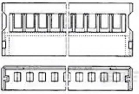 TE Connectivity Einbau-Stiftleiste Standard Schwarz 1-917572-2 - Bild 1
