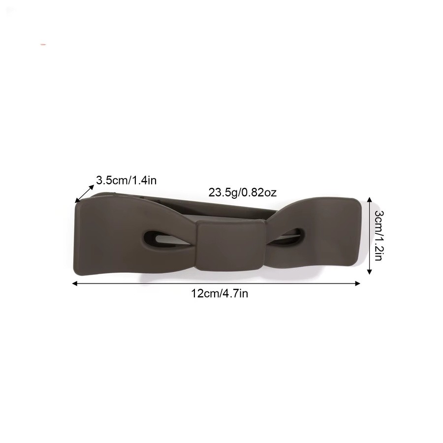 FORWOT Haarspange mit Schleife, Matte Acryl-Haarklammer, Damen - Bild 4