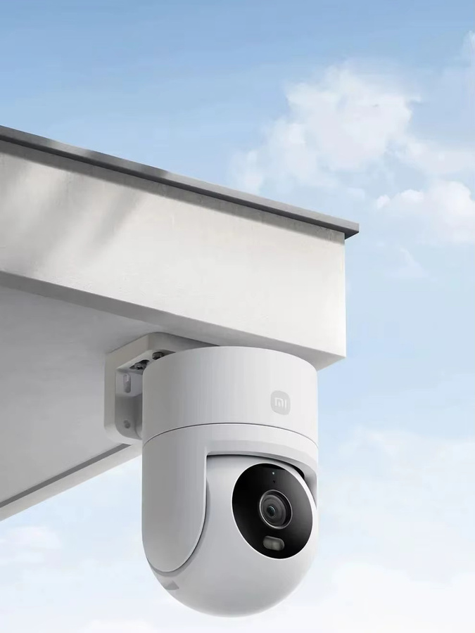 Xiaomi Außenkamera 4C mit 5 Megapixel, Vollfarb-Nachtsicht, IP66 wasserdicht, bidirektionaler Audio und Gimbal, Wifi, Farbe: Weiß - Bild 6