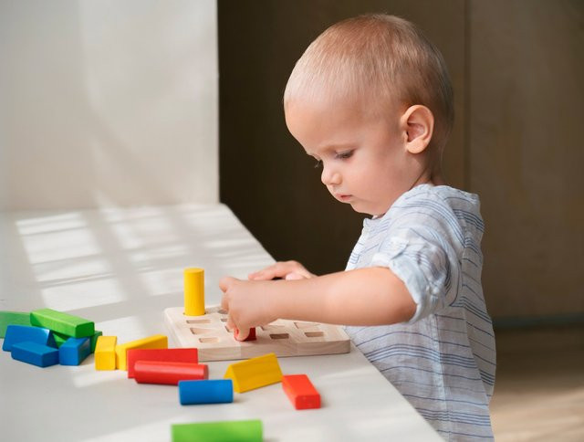 Plantoys Lernspiel Geometrie Stifte, ab 2 Jahre - Bild 1