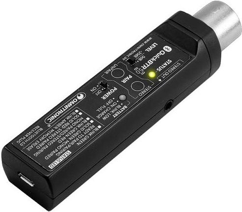 Omnitronic QuickBTR-5.0 XLR Bluetooth Musik-Empfänger mit AptX Technologie in Schwarz - Bild 1