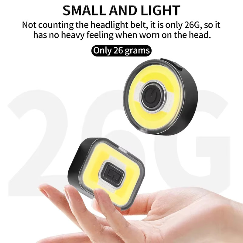 JIASHUAIXIN Tragbare magnetische COB-Flutlichtlampe mit RGBW-Funktion, wiederaufladbare LED-Stirnlampe in Schwarz für Outdoor, Camping und Arbeit - Bild 4