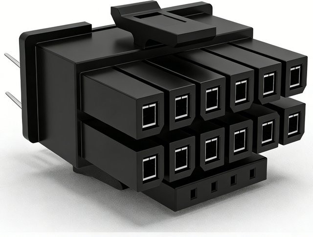 T.F.SKYWINDINTL 12VHPWR MicroFit 3.0 16-Pin-Stromanschluss für PCIe 5.0 ATX 3.0 PC-Netzteil und 4090 GPU-Karte, Schwarz - Bild 1