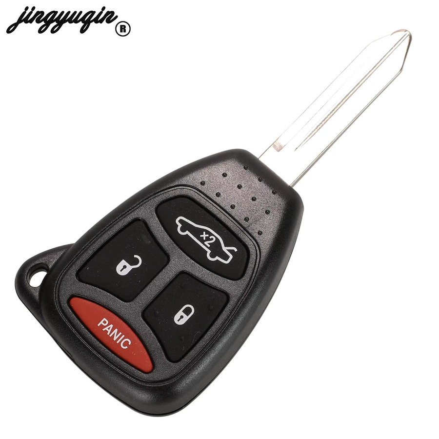 Jingyuqin Fernbedienung Auto Schlüssel ID46-7941 für Dodge RAM, Jeep Commander, Compass, Grand Cherokee, Liberty, Wrangler und Chrysler in Schwarz (315/433 MHz) - Bild 2