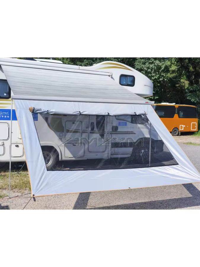Seitliche Markise aus Oxford-Polyester als RV-Erweiterungs-Seitenüberdachung mit UV-Schutz für Wohnwagen und Wohnmobile - Bild 5