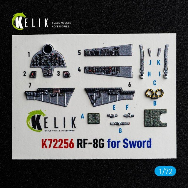 Kelik RF-8G Interior 3D-Decals [Sword] - Bild 1