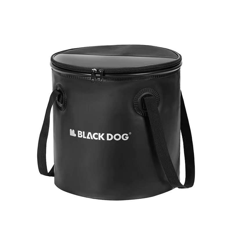 Blackdog Faltbarer Wasserbehälter mit Deckel, Schwarz, 20 l - Bild 5