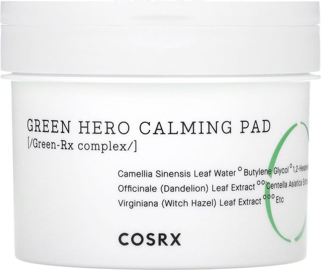 CosRx One Step Green Hero Calming Pad, 134 ml, 70 Blatt - Bild 1