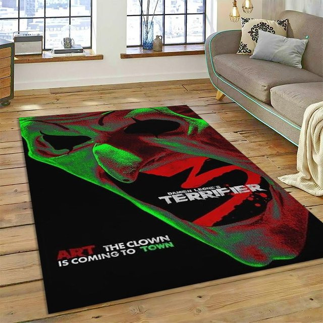 Karpetti 3D Terrifier 3 Horror Clown Teppich, Mehrfarbig, B/T: 120 x 160 cm - Bild 1