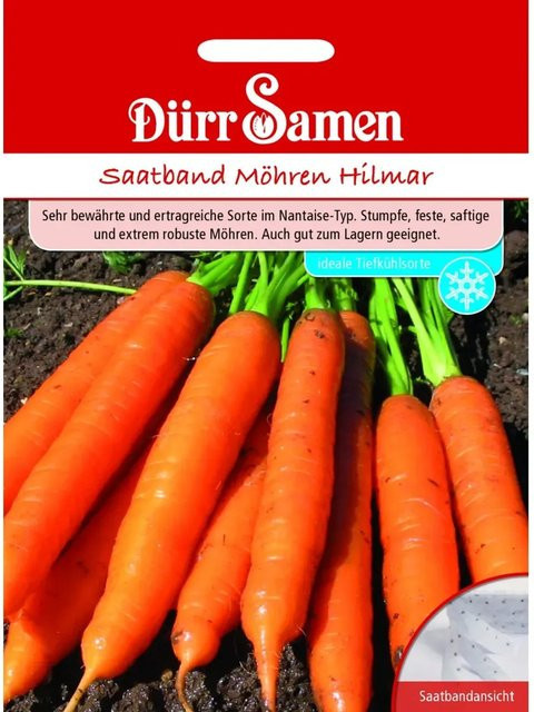 Dürr Hilmar Möhren Saatgut mit Samen-Saatband - Bild 1