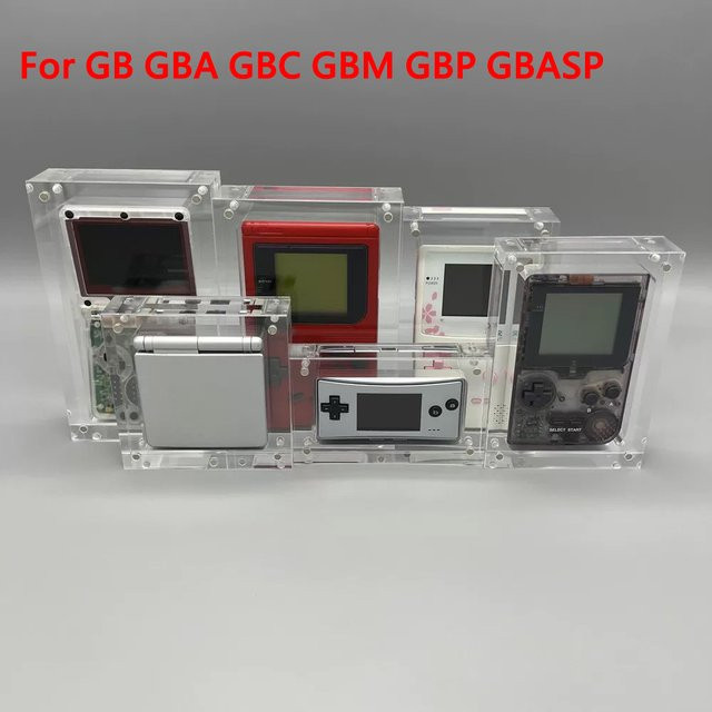 Transparente Acryl-Display-Schutzhülle für GB GBA GBC GBM GBP GBASP Retro Spielkonsolen - Bild 1