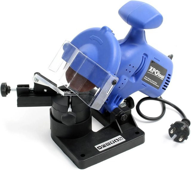 Wiltec Kettensägen Schärfgerät in Blau mit 220W und 7500U/Min - Bild 1