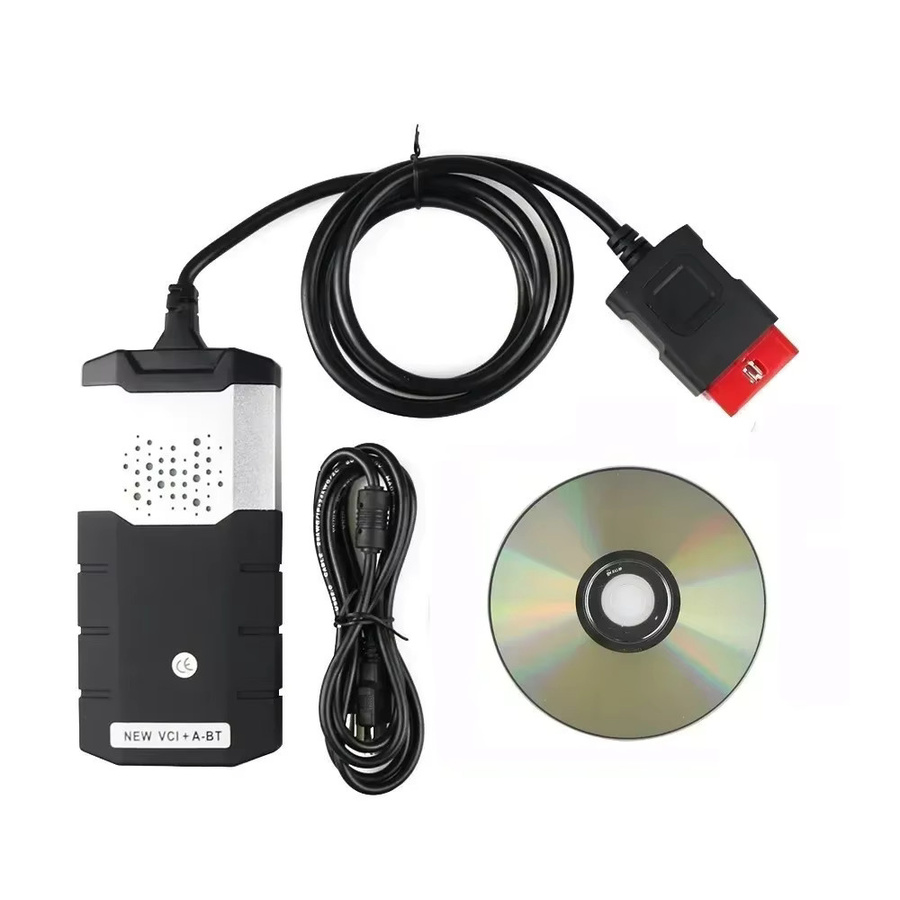 Delphi VCI OBD Auto-Fehlerdiagnosegerät mit Bluetooth, kabelloses Diagnosewerkzeug für Fahrzeugscanner, Schwarz - Bild 5