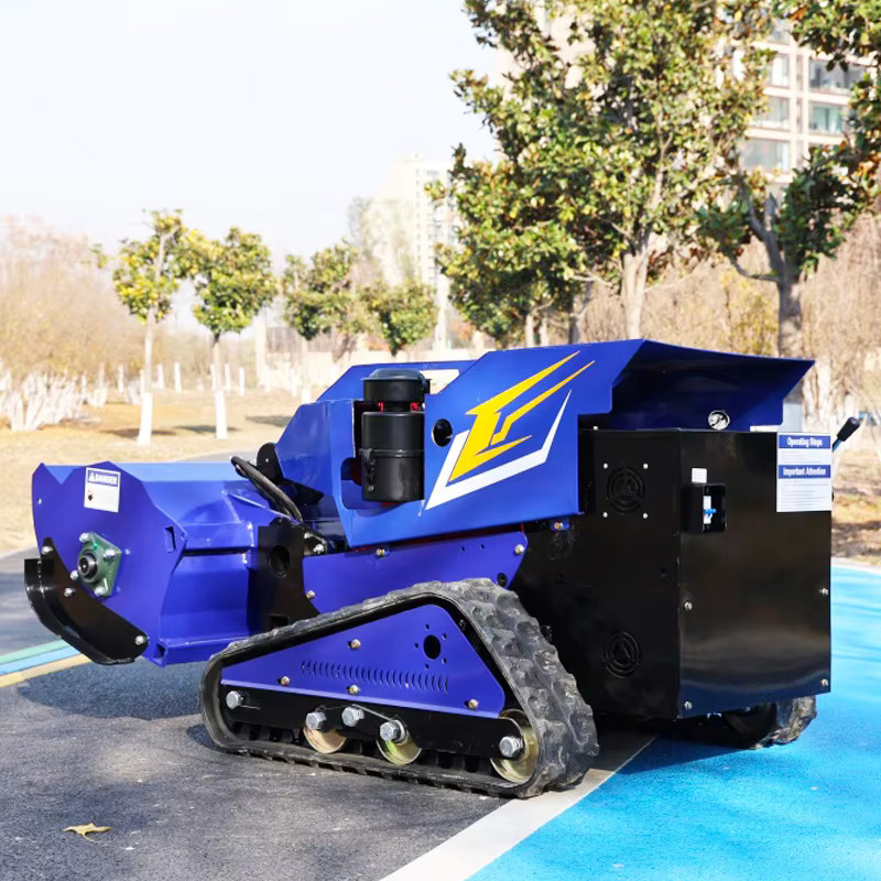 AIWEIYA Intelligenter ferngesteuerter Dreschmäher-Roboter mit 4-Takt-Elektrostarter in Blau - Bild 3