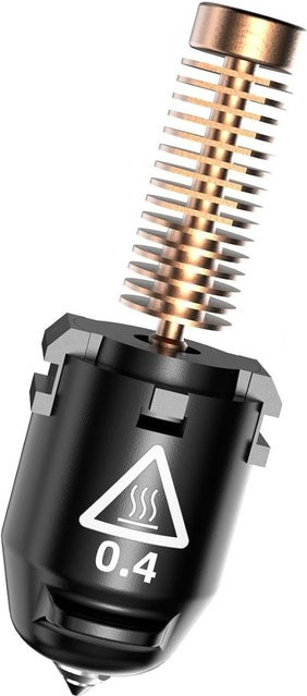 Flashforge Adventurer 5M Gehärtete Düse für Hochgeschwindigkeitsdruck, 280 Grad Celsius, 32mm³ Durchfluss, Grau - Bild 1